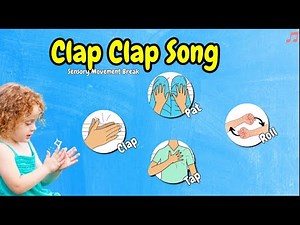 Movement Break from Seat l Play Along Rhythm Game l Body Percussion Percusión Corporal ‘Clap Clap’