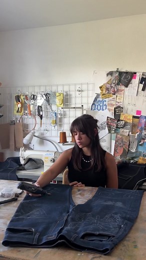 Custom Denim Sewing Process