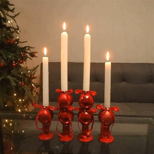 23K views · 227 reactions | DIY ornament candle holders | Life and Fun Story | Facebook