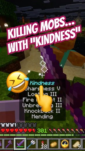 I Named My Sword “Kindness” in Minecraft… 😂
