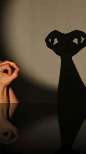 How to make alien , shadow art