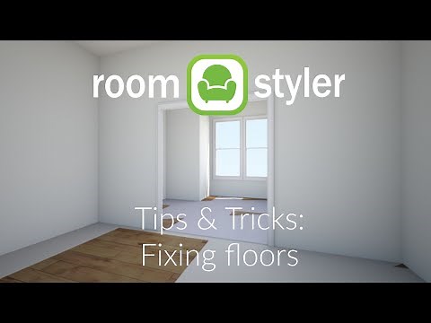 Roomstyler Tips and Tricks: Fixing floors