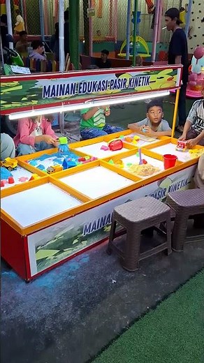 Kinetic sand educational playground 😍 #magic-sand #kineticsand