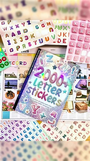 Alphabet Stickers for Journals