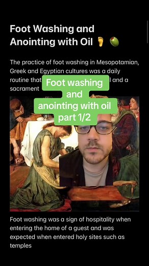 the spiritual significance of feet washing and anointing rituals was to cleanse the body of pathogenic fungals #religion #spirituality #microbiome #fungus #athletesfoot #ancienthistory #greenscreen