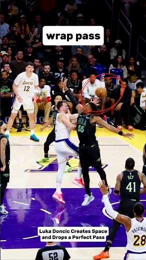 Luka Doncic Creates Space & Drops a Perfect Pass #lukadoncic #nba #basketball #nbahighlights #shorts