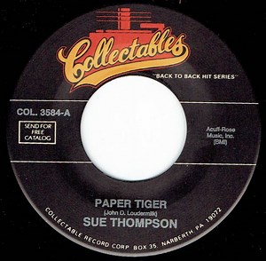 Sue Thompson - Paper Tiger