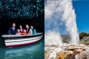 Waitomo Caves & Rotorua Tour (including Te Puia) - Cheeky Kiwi Travel