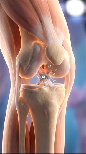 Think your bones are the strongest part of your body? Think again. #Sportsinjury#Anatomy#ACL#science