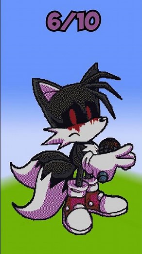 Minecraft: Rate Tails Exe from 1 to 10 👿 #shorts