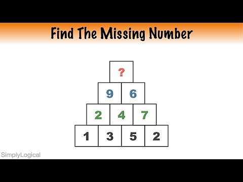Find The Missing Number In Pyramid || Maths Puzzle