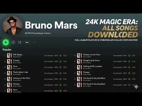 Bruno Mars - 24K Magic Tracklist & Full Album Playlist