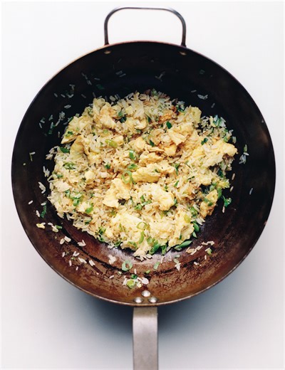 Riz frit, piment vert et pickles de gingembre pour 2 personnes - Recettes - Elle à Table