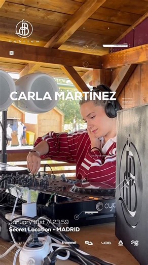 b o h r i u m on Instagram: "Carla Martínez estará presente el sábado 31 de enero en nuestro primer showcase en Madrid 🌃 Una noche clave para dar forma a lo que empieza 🎟️ Últimas entradas del primer release disponibles Mañana pasamos al segundo release. Link in Bio 🔬 ———- Carla Martínez will be joining us on Saturday, January 31st for our first showcase in Madrid 🌃 A key night to shape what’s just beginning 🎟️ Last tickets of the first release available Second release starts tomorrow. Link