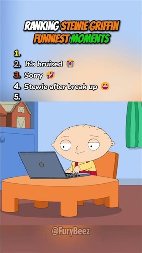 Ranking Stewie Griffin Funniest Moments 😂