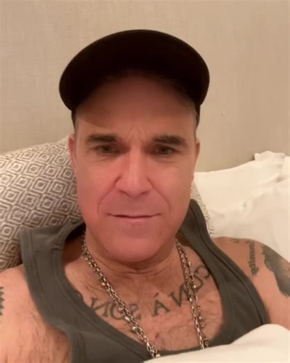 Robbie Williamsspeaking to you from his favourite place, his bed, updating you on The Comment Section Cup. Most tunes in the competition would also work well on your walking playlist for the RW FITFEST CHALLENGE 2024! Want to learn more? We're doing it for the kids! So come on, jump on board! Team RWFanfest ❤️ #robbiewilliams #BeverlyHills #streetart #STOP #stopbeingoffended #rwfitfest | Robbie Williams Fanfest