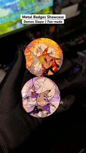 Metal Badges Showcase: Demon Slayer | Fan-made
