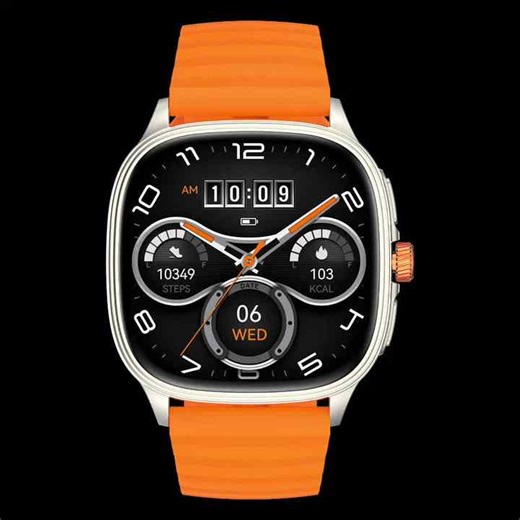 2026 Android Square Smart Watch 2.16inch Ultra AMOLED Display 4G SIM Card BT/WiFi GPS NFC Video Call IP67 AI Voice Assistant
