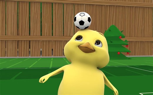 跳跳鱼的世界：Flip和Flap和小伙伴一起玩球，Flip进球了