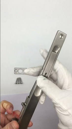 Stainless Steel Security Door Bolts Lever Action Flush Slide Bolt Latch Lock