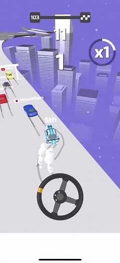 Exciting Car Racing Gameplay in Cityscape