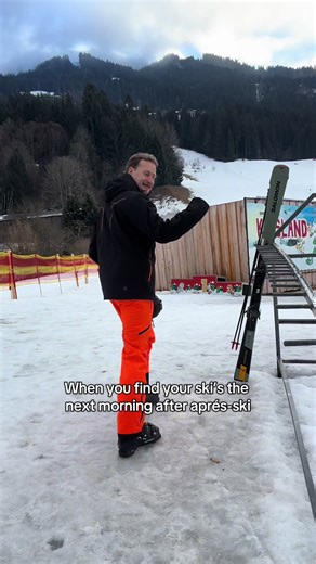 Finding Your Skis After Aprés-Ski Fun