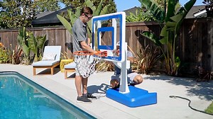Watch GoSports Splash Hoop Elite Swimming Pool Basketball Hoop on Amazon Live