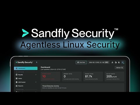 Sandfly Agentless Linux Security Quickstart