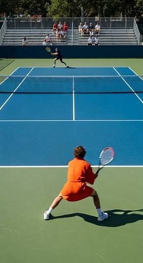 Orangutan vs Gorilla: Epic Tennis Match! Who Will Serve the Win #Wildlife #Tennis #EpicBattle
