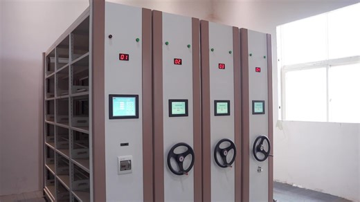 High-Density School Storage Mobile Filing Storage Cabinet Mobile Library System Archive Shelf Sliding Mass Shelves Compactor