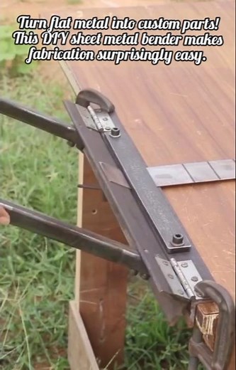 Homemade Sheet Metal Bender.