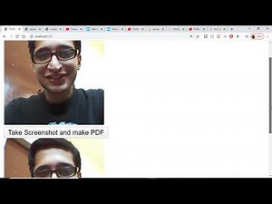 html2canvas jspdf tutorial example to take screenshot and saving as PDF File