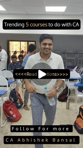 Prof. Abhishek Bansal on Instagram: "Trending 5 courses to do with CA 1. Data Analytics This module helps you take your first steps towards becoming a successful Data Scientist. You will be introduced to the fundamentals of MS Excel, Learn about formatting concepts, formulas and Statistical Analysis using Excel, Learn the meaning and utility of algorithms, loops, and flow charts, Understand how computers, operating systems,and the World Wide Web works. 2. CISA (Certified Information System Audit