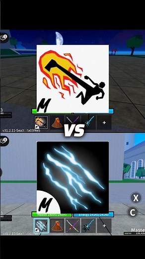 🔥 Dark Step DESTROYS Electric in Blox Fruits #shorts
