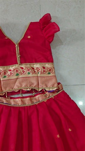 #old saree convert into langa jacket #pattupavada #trending #fashion #cutting& stitching #ytshorts