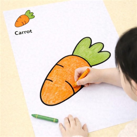 Vegetable Coloring Pages for Kids|20 Printable Vegetable Coloring Page (perfect for Ages 0-3)|preschool Travel Activity Pdf|instant Download - Etsy