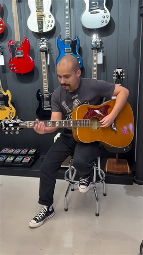 Epiphone UK on Instagram: "Check out this demo of the all-new Epiphone Dove Studio from Telmo at the #GibsonGarageLondon! 🕊️ The Epiphone Dove Studio is part of the all-new Epiphone Studio Acoustic Collection. These guitars have been completely reimagined to offer the most authentic and affordable acoustic guitars inspired by iconic Gibson designs. Head over to the #GibsonGarageLondon, or visit the link in our bio to grab yours now! #Epiphone #Dove #Studio #ForEveryStage"