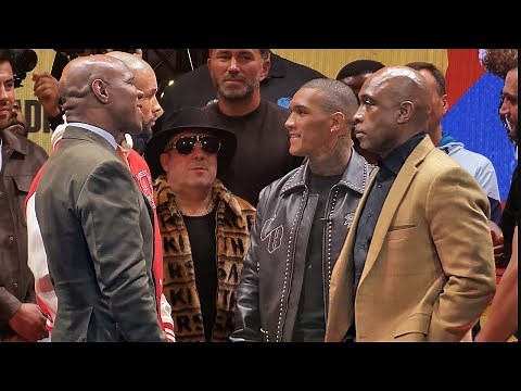 Chris Eubank Sr & Jr SQUARE UP to Nigel & Conor Benn in TENSE Face Off at Final Presser