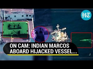 High Drama Aboard Hijacked Vessel; Watch Indian Navy Marcos In Action Against Pirates Off Somalia