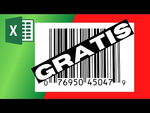 ✅ Cómo crear códigos de barras en Excel GRATIS y fácil [Ejemplo 2021]