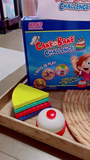 Cake-N-Bake Challenge: A Fun Family Game with Rainbow Foam Cake