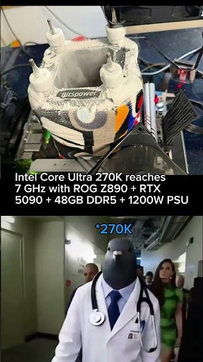 Intel 270K Just Hit 7GHz 💀