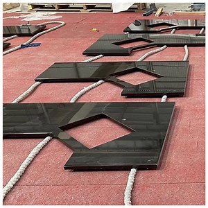 [Hot Item] Prefab Pure Black Granite Kitchen Countertops