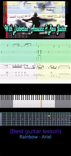 (Best Guitar Lesson) Rainbow - Ariel