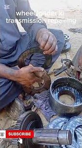 wheel loader ki transmission repairing