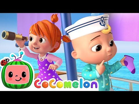 Row Row Row Your Boat (Sea Adventure Edition! ⛵) | CoComelon Nursery Rhymes & Kids Songs