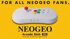SNK Neo Geo Arcade Stick Pro Includes 20 Fighting Games