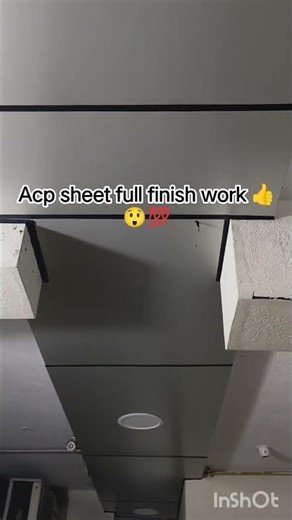 acp sheet Full finish work 👍💯😲 #abdulaleem #construction #construction #acpsheet