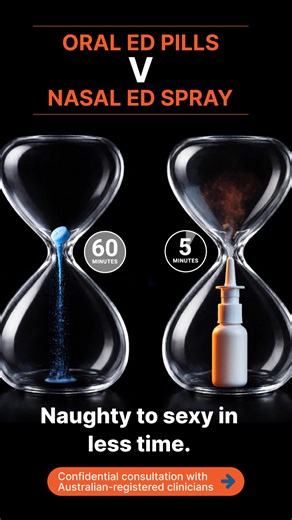 For some, legacy ED pills take too long. For others, food or alcohol can delay results or side effects make the experience worse. Now, a breakthrough nasal spray offers a faster, more flexible way to restore spontaneity. Through a confidential telehealth consult, Australian clinicians can help you explore this new delivery method - designed for rapid absorption and on-demand confidence when it matters most. It’s easy, it’s discreet, and it works: 💻 100% online service 🔬 Consult with Australian