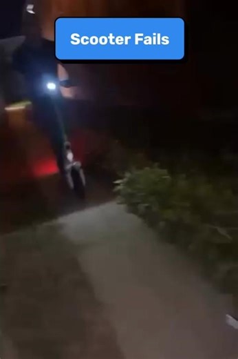Scooter fails. #funny #accident
